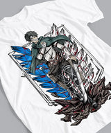 Here at Everythinganimee we have the best anime shirts in the world. Unleash your inner soldier with this epic Levi Ackerman tee.