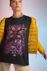 Immerse yourself in this striking Kokushibo  Tee, perfect for anime fans. Looking for more Demon Slayer merch? Explore our full collection of anime merch now!