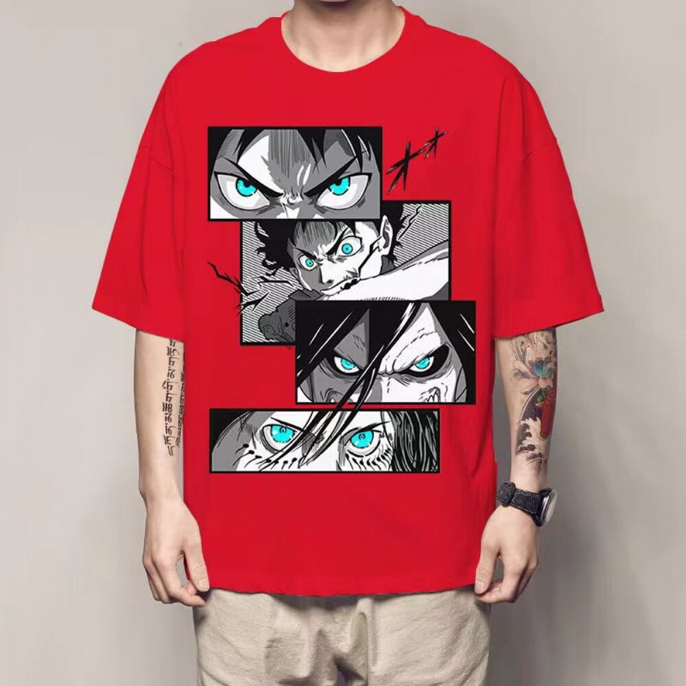 Eren Jaeger Attack on Titan Manga Graphic T-Shirt