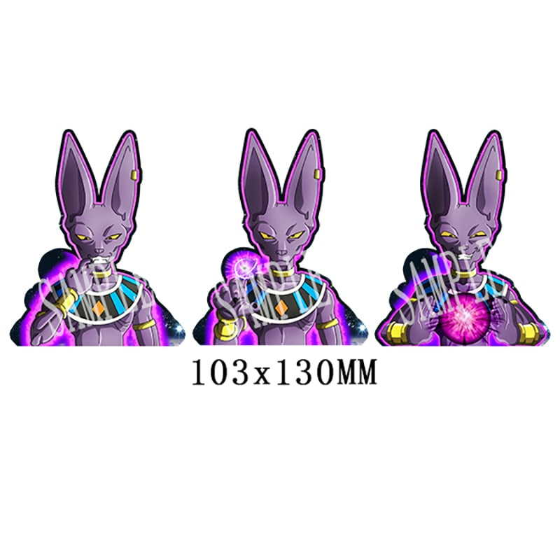 Dragon Ball Z Beerus 3D Motion Sticker