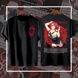 Here at Everythinganimee we have only the best anime merch! Free Global Shipping.
Celebrate your love for the captivating Rias Gremory from High School DXD with this striking graphic tee. Featuring the powerful and seductive crimson-haired demon in all her glory, this shirt is perfect for fans who appreciate the blend of beauty, strength, and mystery that Rias embodies. 