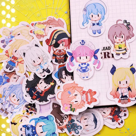 These stickers offer a fun & creative way to show off your love for Hololive. | If you are looking for more Hololive Merch, We have it all! | Check out all our Anime Merch now!