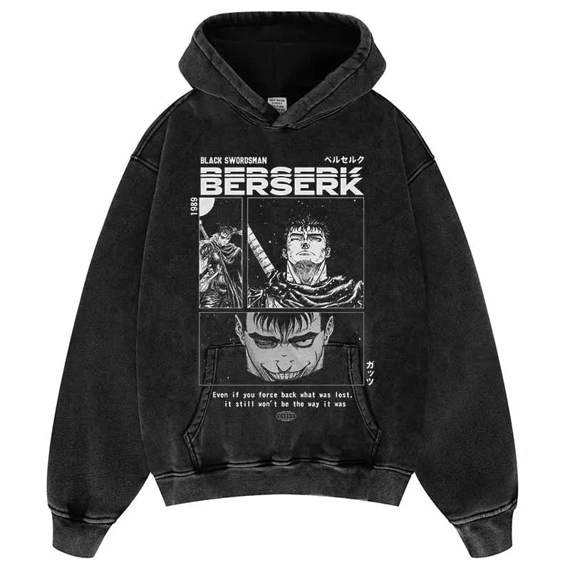 This Hoodie celebrates the beloved Berserk Series, ideal for both Autumn And Winter. | If you are looking for more Berserk Merch, We have it all! | Check out all our Anime Merch now!