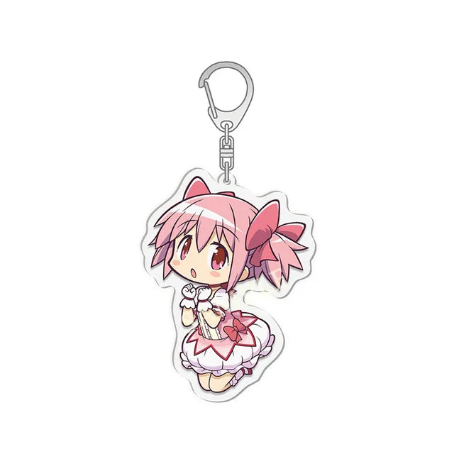 This keychains captures the magic of Puella. If you're looking for more Puella Magi Madoka merch, we have it all! Check out our anime merch now—free shipping!
