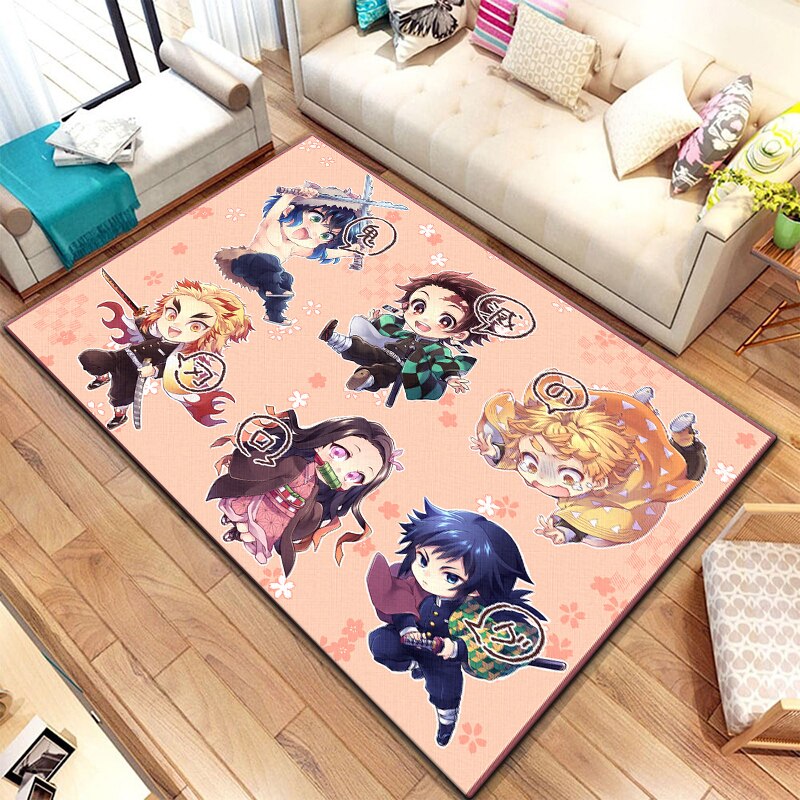 Demon Slayer Beautiful Painting Carpet