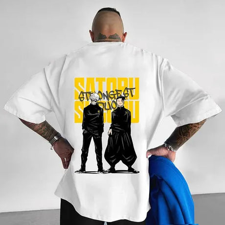 This tee captures the magic of Gojo & Geto. If you're looking for more Jujutsu Kaisen merch,we have it all! Check out our anime merch now—free shipping!