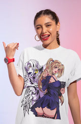 Here at Everythinganimee we have only the best anime merch! Free Global Shipping.
Channel the allure of Misa Amane with this striking Death Note tee, featuring the beloved character in a bold and captivating design. 