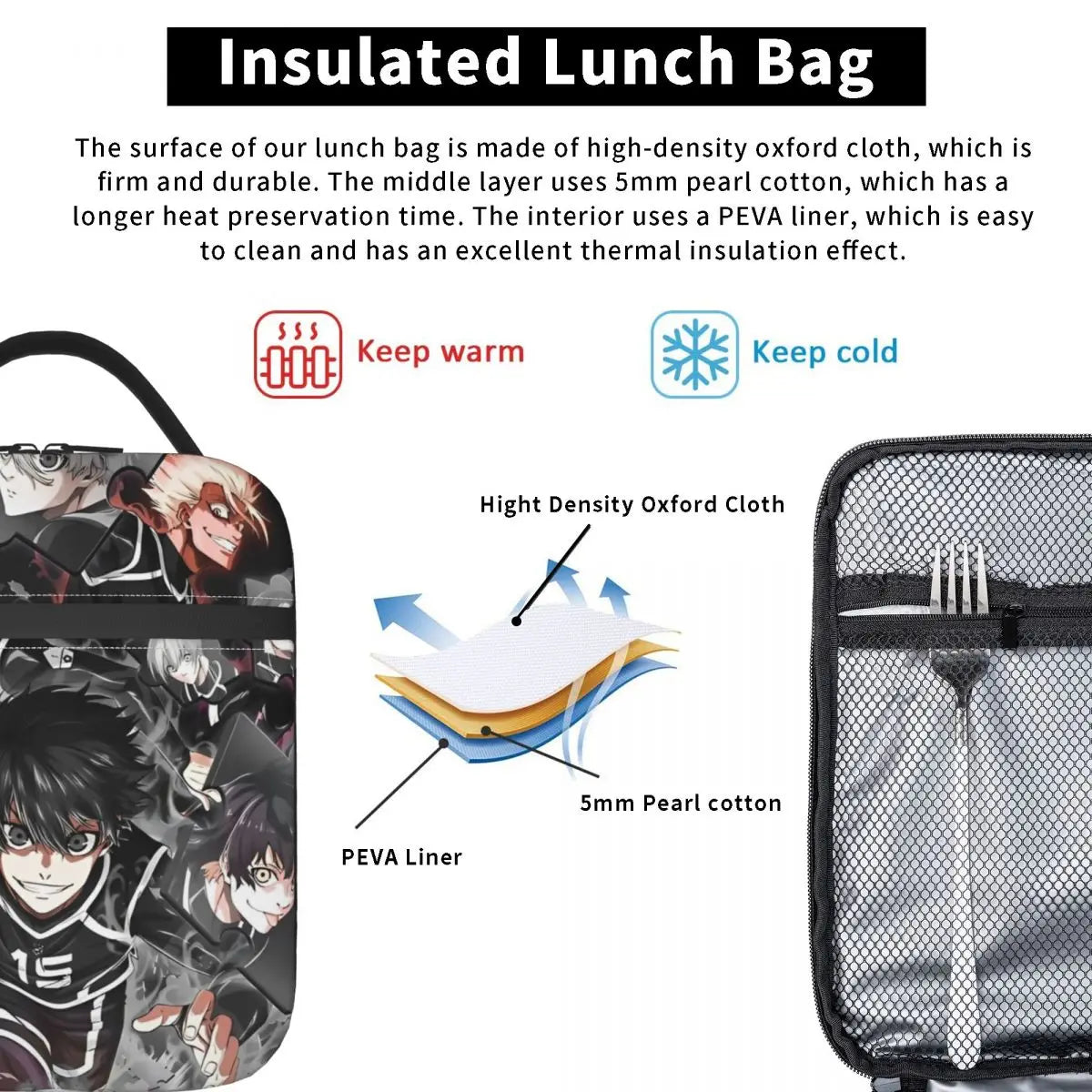 Blue Lock Lunch Bag