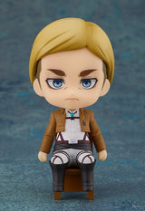 This figurine shows Erwin intense blue eyes & iconic Survey Corps cloak. If you are looking for more Attack On Titan Merch, We have it all! | Check out all our Anime Merch now!