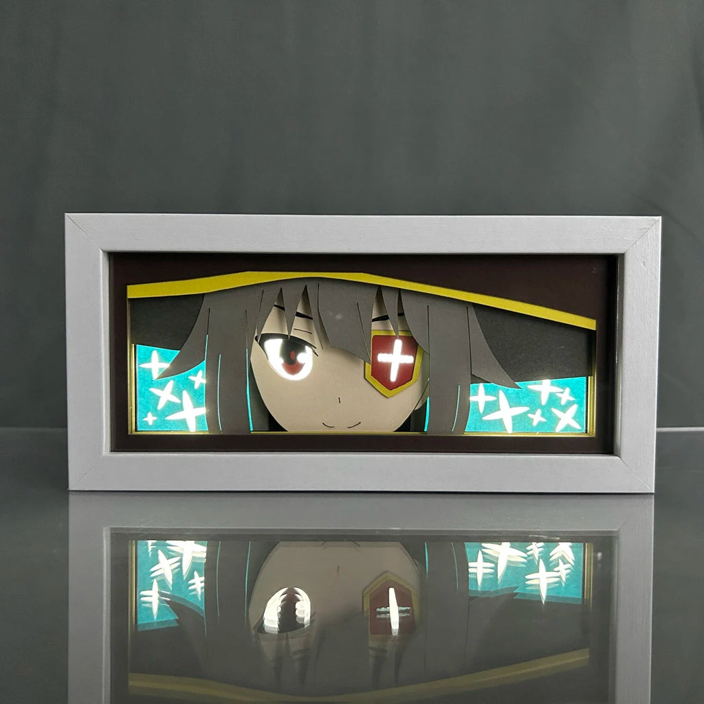 This light box is a display that brings the Megumin universe into your space. | If you are looking for more KonoSuba Merch, We have it all! | Check out all our Anime Merch now!