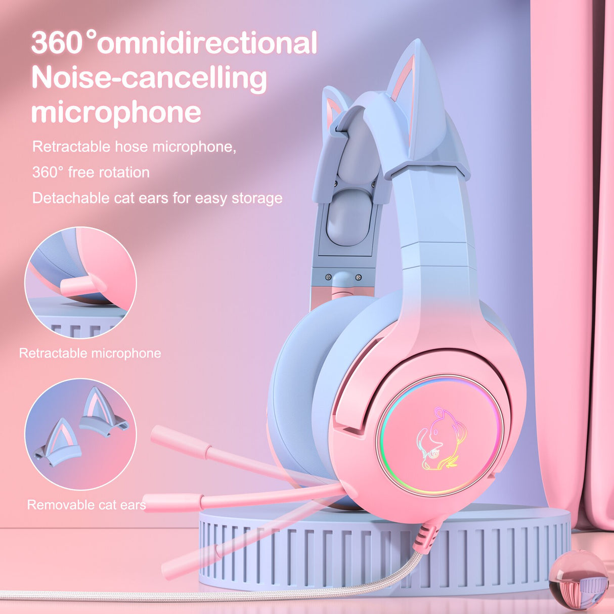 K9 Bicolor Gaming Headphones