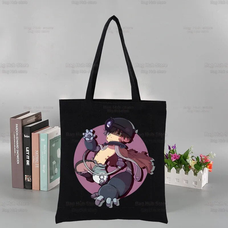 This canvas bag is a labor of love, to capture the love of your anime characters. If you are looking for more Made In Abyss Merch,We have it all! Check out all our Anime Merch now!