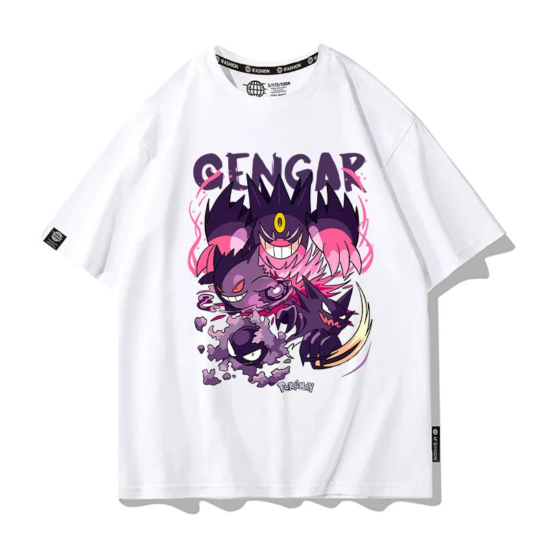 Immerse yourself in this striking Gengar Tee, perfect for anime fans. Looking for more Pokemon merch? Explore our full collection of anime merch now!