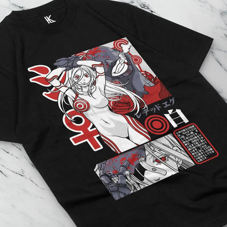 Here at Everythinganimee we have the best anime shirts in the world.
Dive into the world of No Game No Life with this eye-catching Shiro tee! Featuring an intense and captivating design, this shirt brings Shiro's strategic genius and bold style to life. A must-have for fans of the series.