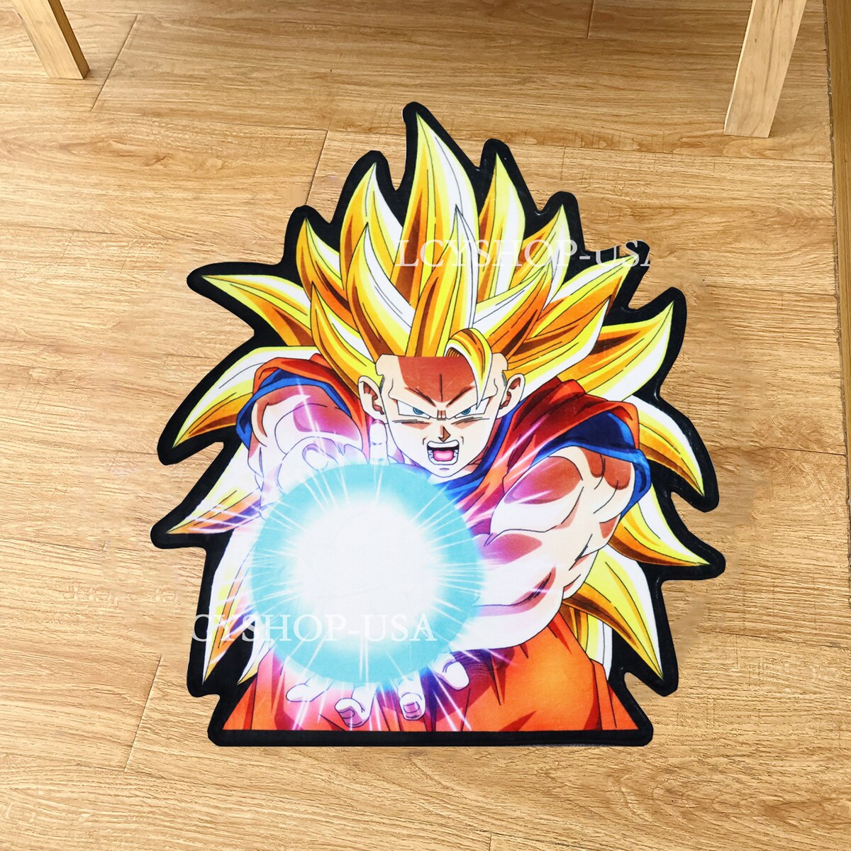 Goku's Super Saiyan 3 Form Non-Slip Rugs