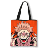 This canvas bag is a labor of love, to capture love of your anime characters. If you are looking for more Jujutsu Kaisen Merch, We have it all! | Check out all our Anime Merch now!