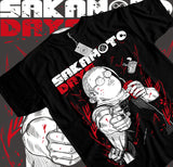 Here at Everythinganimee we have the best anime shirts in the world. Step into the thrilling world of Sakamoto Days with this bold Taro tee.