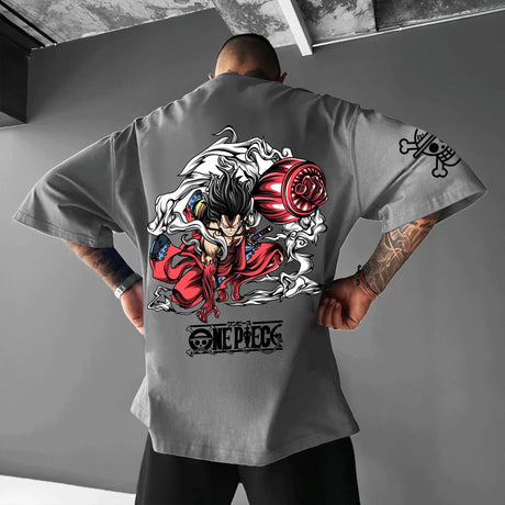 This tee captures the magic of Gear Fourth Luffy. If you're looking for more One Piece merch, we have it all! Check out our anime merch now—free shipping!