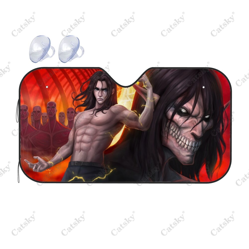 Attack On Titan Windshield Sun Shade Visor