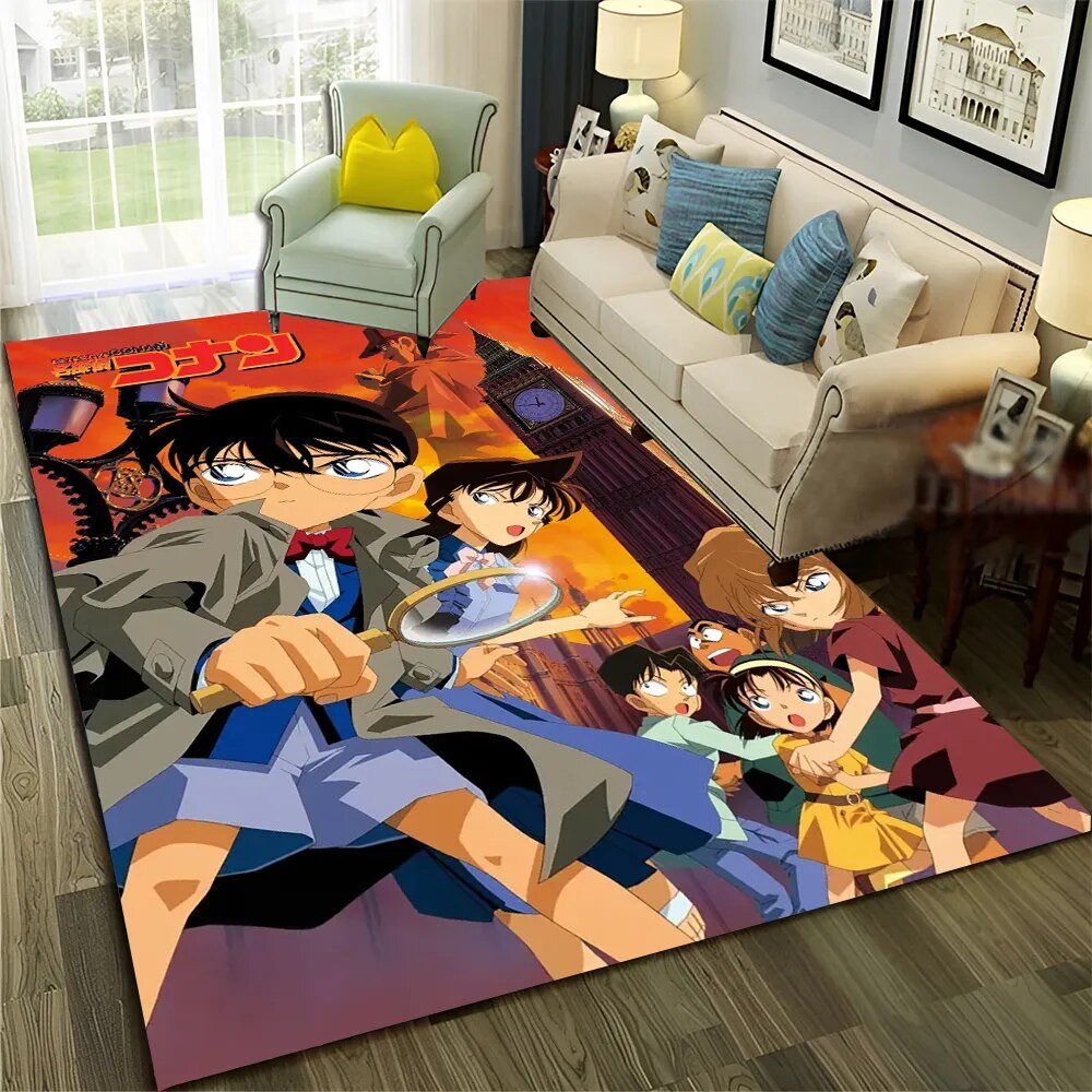 Custom One Piece Area Rug, Personalized Manga Anime Carpet Rug