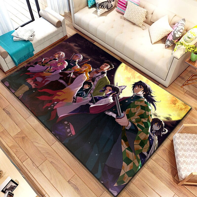 Demon Slayer Beautiful Painting Carpet