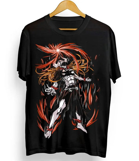 This tee captures the magic of Ichigo Kurosaki. If you're looking for more Bleach merch, we have it all! Check out our anime merch now—free shipping!
