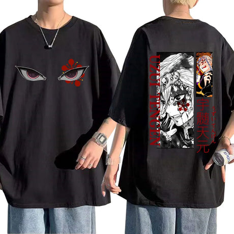 Show off your love for Demon Slayer with our exclusive Tengen Uzui T-Shirt, a must-have for every anime enthusiast. Here at Everythinganimee we have only the best anime Merch!