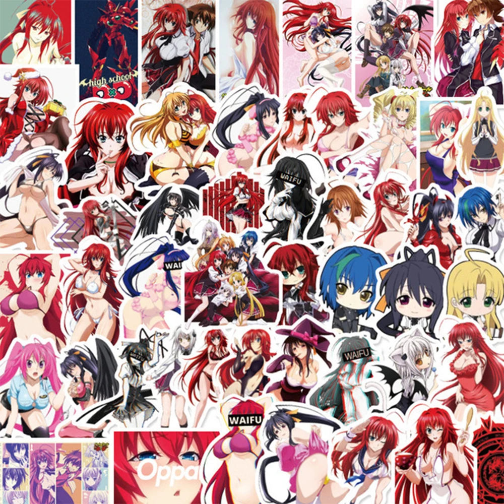 High School DXD Waifu Ecchi Stickers (50PCS)