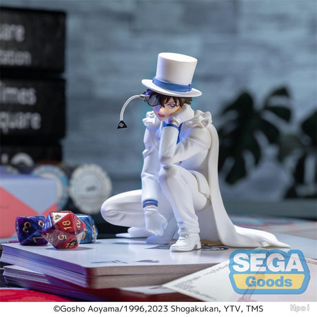 Behold the figure of Kaitou Kid, masterfully depicted in his iconic white suit and top hat. If you are looking for more Detective Conan Merch, We have it all! | Check out all our Anime Merch now!