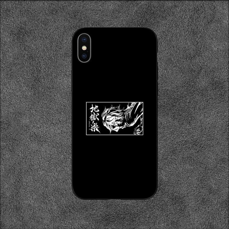 Hell’s Paradise Jigokuraku Phone Case For iPhone 11 12 Mini 13 14 Pro XS Max X 8 7 6s Plus 5 SE XR Shell, everythinganimee