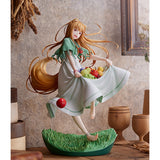 Graceful Harvest: Holo in Verdant Dress with Fruit