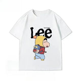 This tee captures the magic of Shinnosuke. If you're looking for more Crayon Shin-chan merch, we have it all! Check out our anime merch now—free shipping!