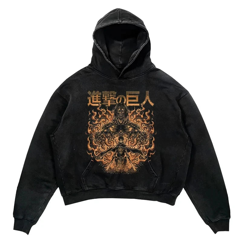 This hoodie carries the fierce spirit of the anime's beloved characters. | If you are looking for more Attack of Titan Merch, We have it all! | Check out all our Anime Merch now!