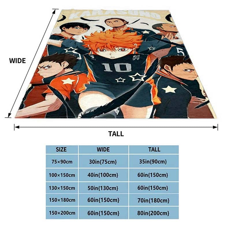 Haikyuu Coral Fleece Plush Blankets