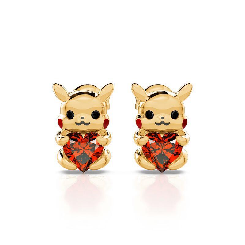 Pikachu Gold Jewelry Set