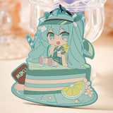 Hatsune Miku Keychain Pendant - Vocaloid Cosplay Rubber Key Chain Ring