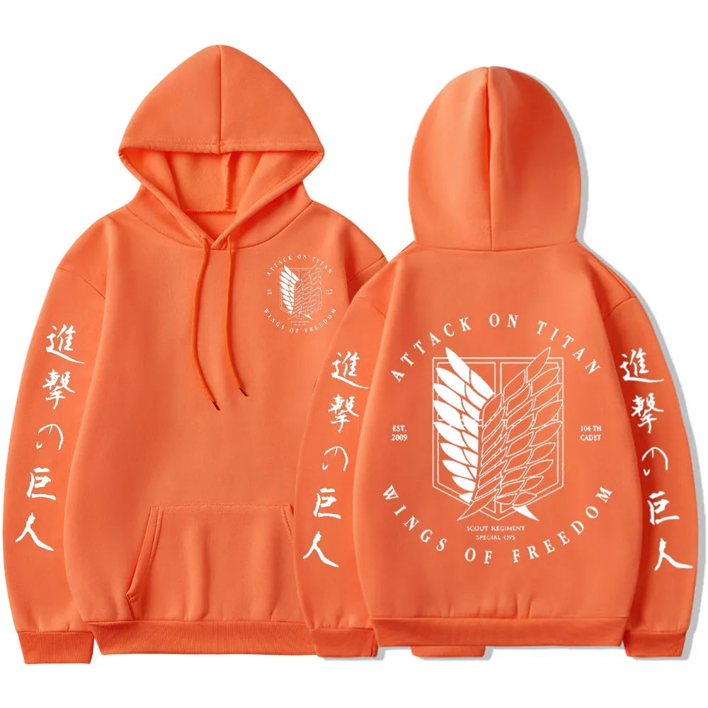 Gear up for an epic journey beyond the walls with our Attack on Titan Hoodie, If you are looking for more Attack on Titan Merch, We have it all!| Check out all our Anime Merch now!