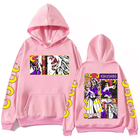 Immerse yourself in this kawaii Kokushibou hoodies, perfect for anime fans. Looking for more Demon Slayer merch? Explore our full collection of anime merch now!