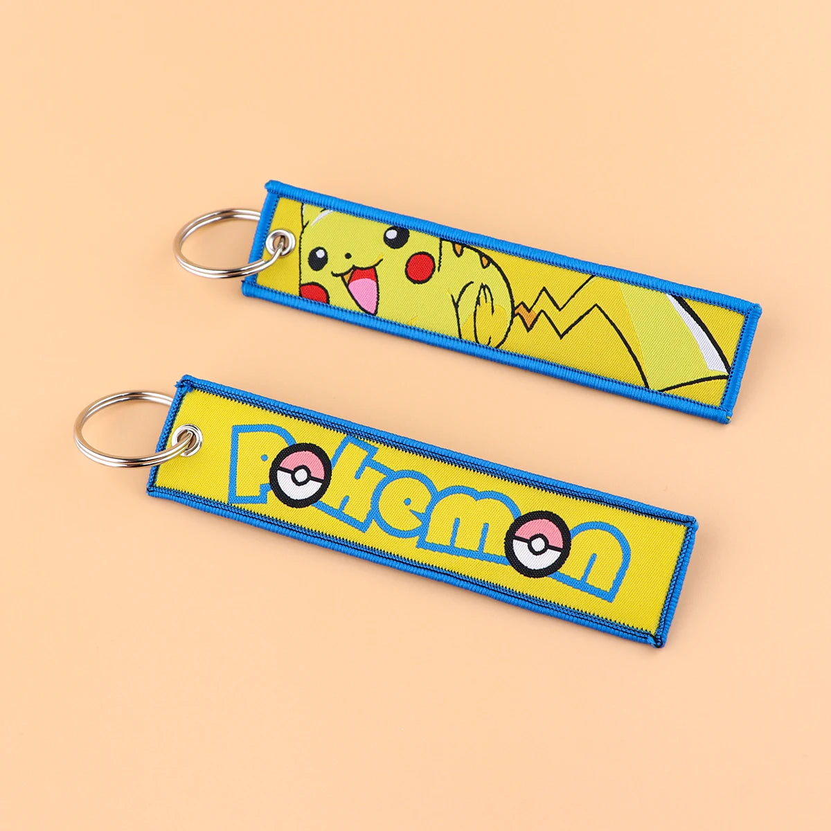 Pokémon Embroidered Keychain Charms