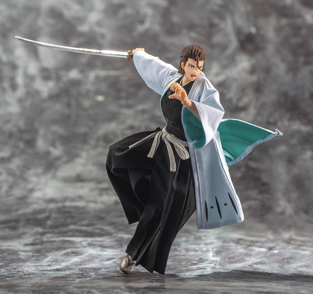 This figure of Sosuke, featuring his signature smirk radiates confidence and strength. If you are looking for more Bleach Merch, We have it all! | Check out all our Anime Merch now!