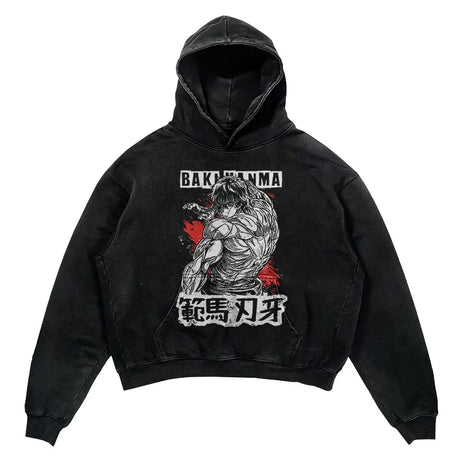 This Hoodie celebrates the beloved Baki Series, ideal for both Autumn & Winter. | If you are looking for more Baki Merch, We have it all! | Check out all our Anime Merch now!