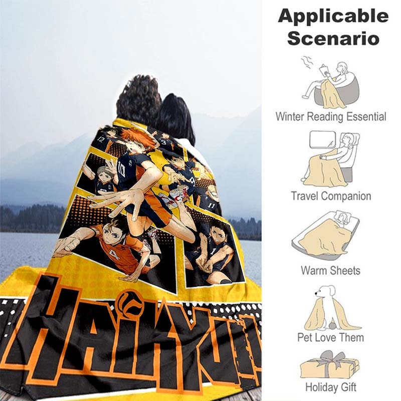 Haikyuu Coral Fleece Plush Blankets