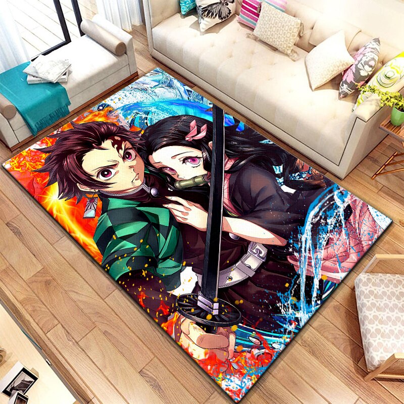 Demon Slayer Beautiful Painting Carpet