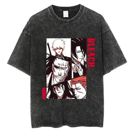 Immerse yourself in this striking Bleach Tee, perfect for anime fans. Looking for more Bleach merch? Explore our full collection of anime merch now!