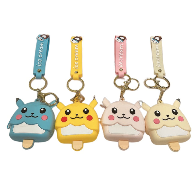 Pokemon Ice Cream School Bag Cute Pendant Korean Keychain Storage Small Car New Coin Purse Birthday Gift Everythinganimee, anime merch, anime gear, anime, anime stuff, buy anime, Manga Otaku Cosplay Japan Animation Shonen Shoujo Seinen Shojo Mecha Fandom Subtitle Dubbed Fanart MyAnimeList MangaStream Studio Ghibli