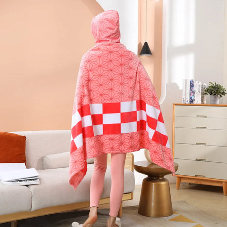 Cuddle up in the most comfortable blanket cloak ever | If you are looking for more Demon Slayer Merch, We have it all! | Check out all our Anime Merch now!