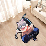 Demon Slayer Hashibira Inosuke Area Rug