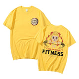 Demon Slayer Rengoku Flame Breathing Fitness T-Shirt