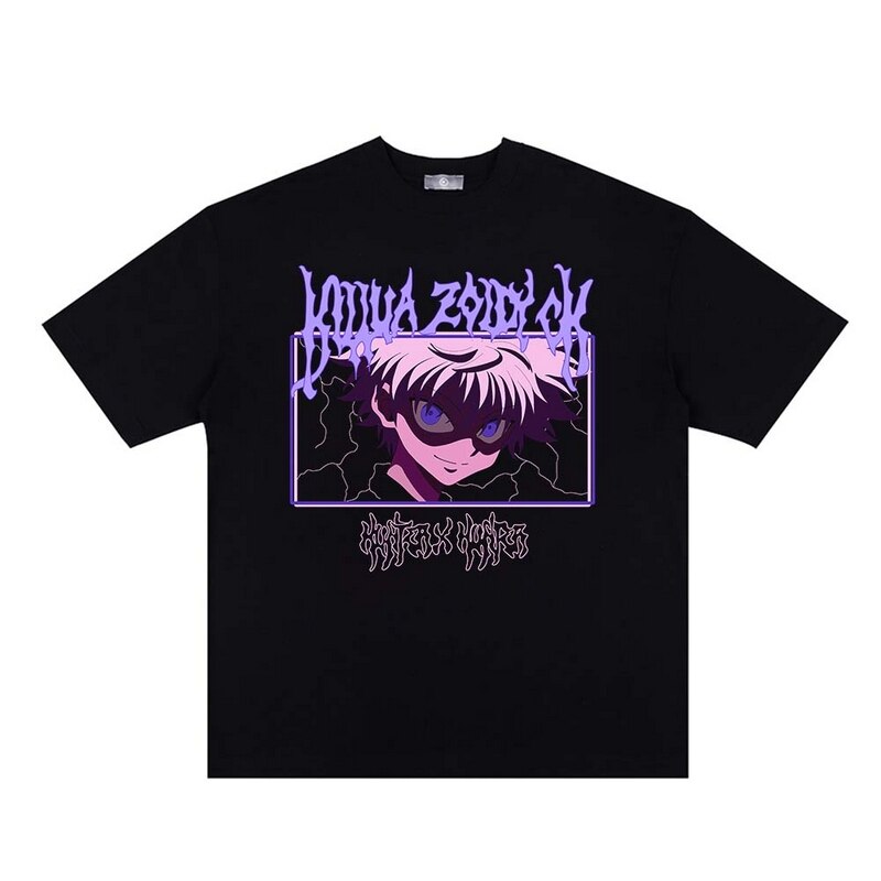 Killua Zoldyck washed style shirts