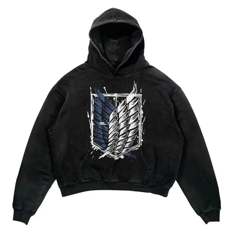 This hoodie carries the fierce spirit of the anime's beloved characters. | If you are looking for more Attack of Titan Merch, We have it all! | Check out all our Anime Merch now!